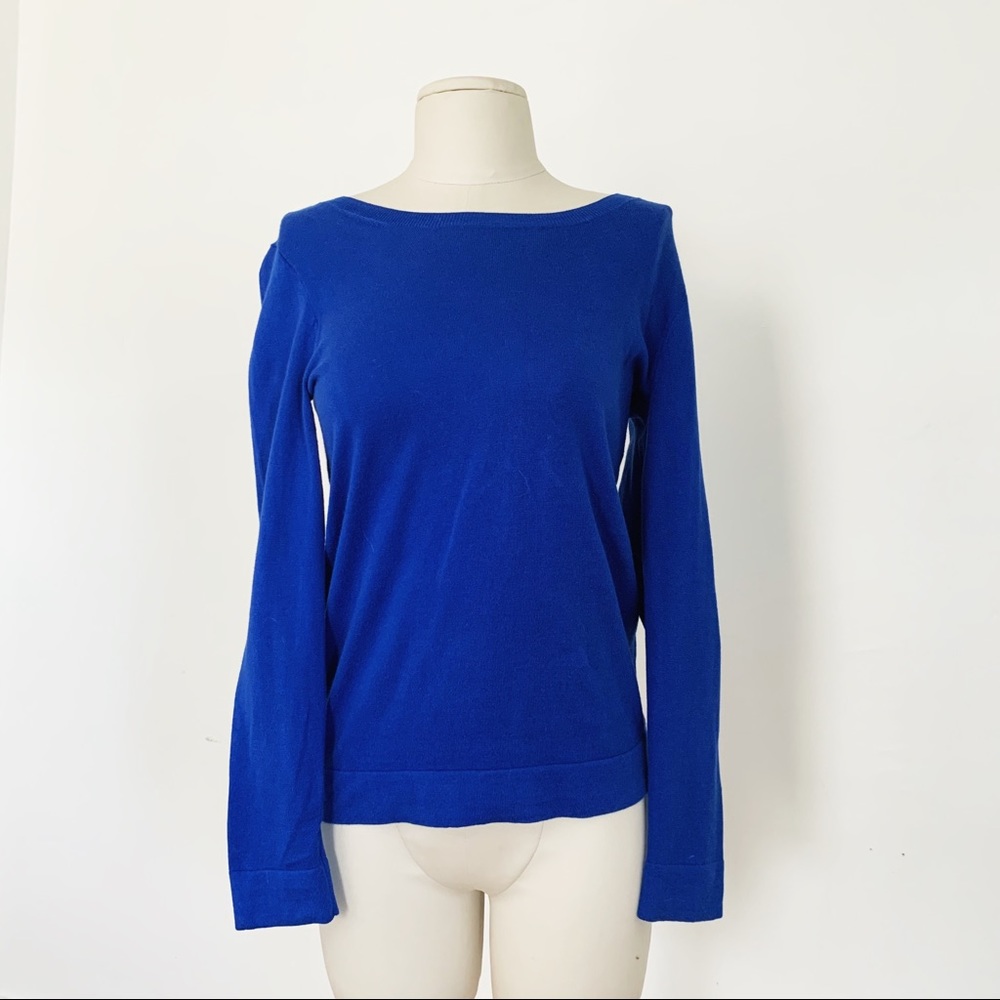 J. Crew Factory Blue Crew Neck Sweater XS